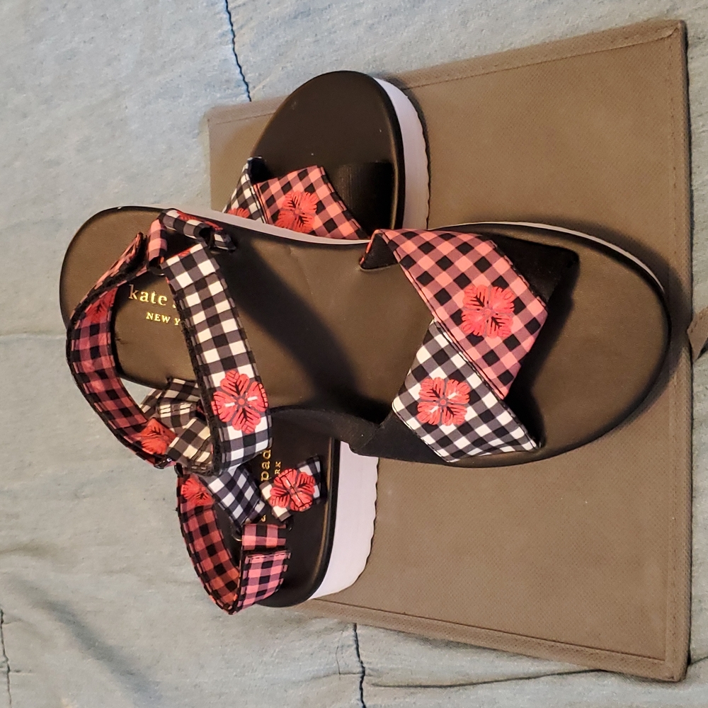 Kate Spade Dotty Platform Sandal Floral - size in description